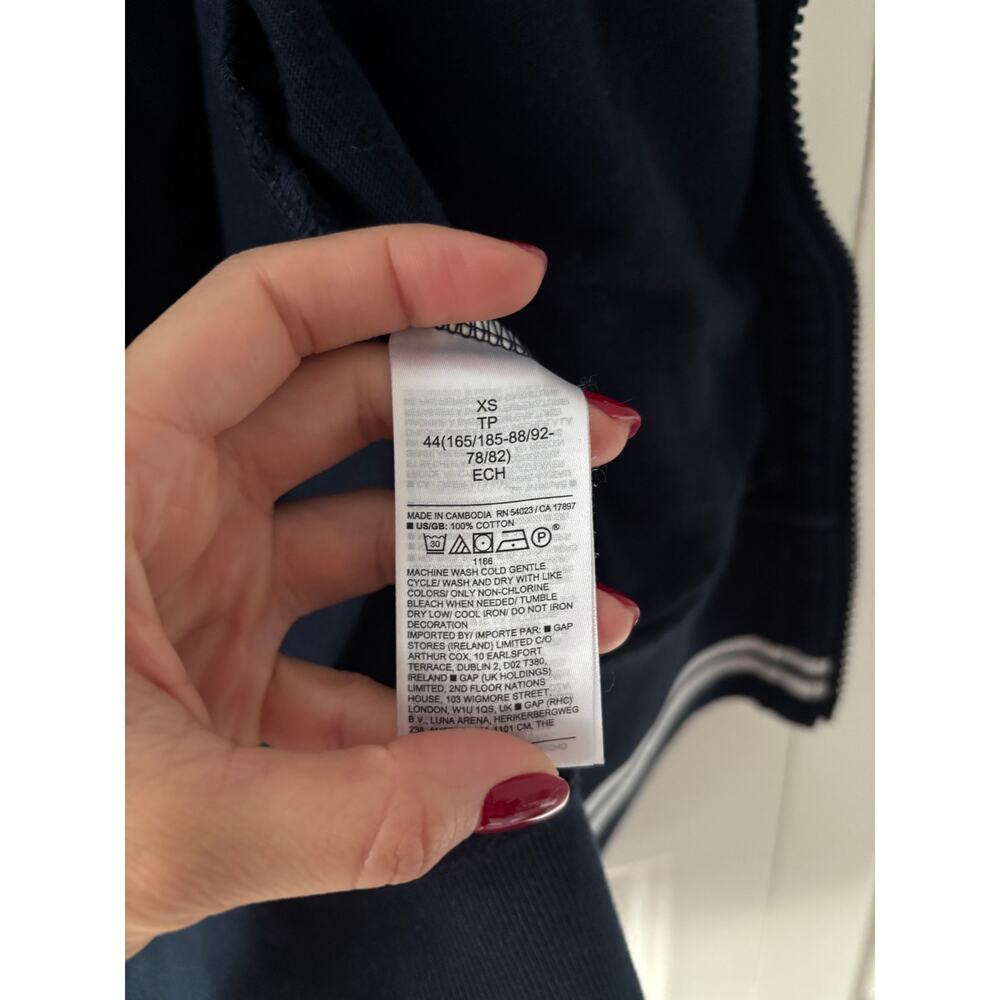 Banana Republic Navy Blue Zip Hoodie XS - Picture 7 of 8